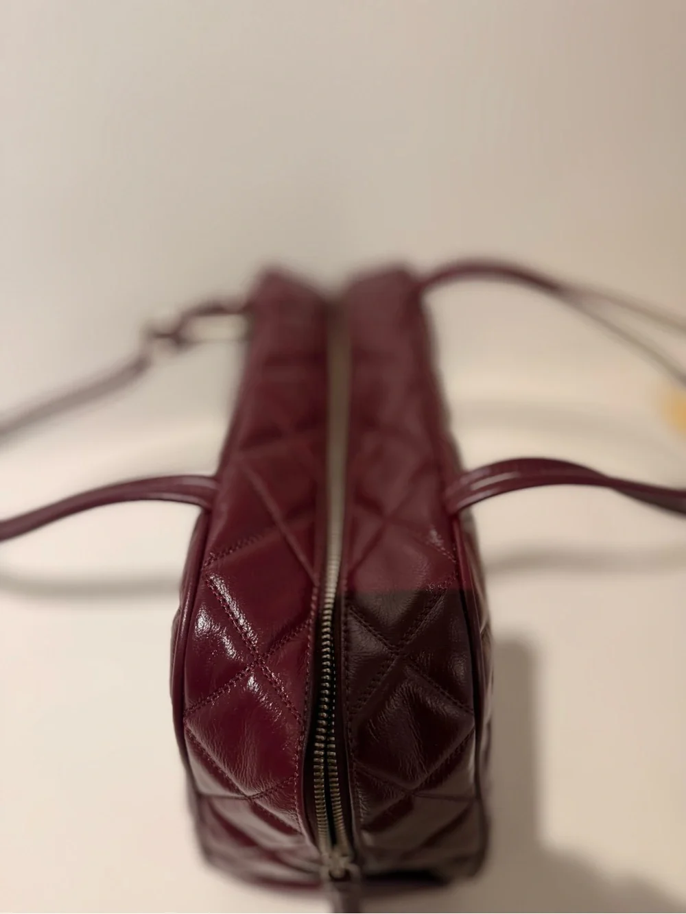 NWT Marc Jacobs quilted the dual satchel - dark plum